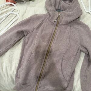 Lululemon light purple  Full-Zip scuba
